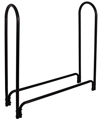Panacea 15203 Deluxe Outdoor Log Rack, Black, 4-Feet, Log Rack Only