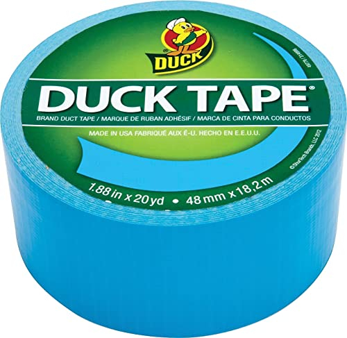 Duck Tape Solid Colours Electric Blue. Repair, craft, personalise, decorate and educate - 48mm X 18.2m