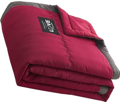 Sommerdecke 150x200/180x200/200x230cm Kühlende Decke Leichte Atmungsaktive Down Bettdecke Erfrischende Daunendecke Weich Waschbar Sommer Kühler Wohndecke Sofadecke Bettwäsche(#8,150x200cm/59x78in)