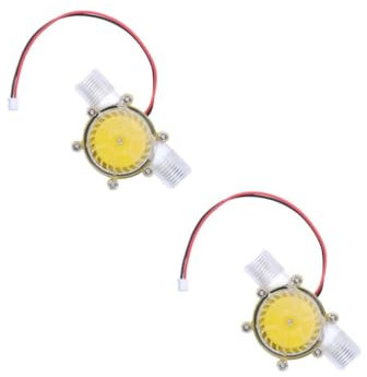 Abaodam 2 Stück Luftdruckgenerator Wasserkraftgenerator Mikro sup Leistung Pumpe Hydro Generator rollatoren Werkzeug Wasserströmungsgeneratoren Generatoren für Wasserturbinen PVC Yellow