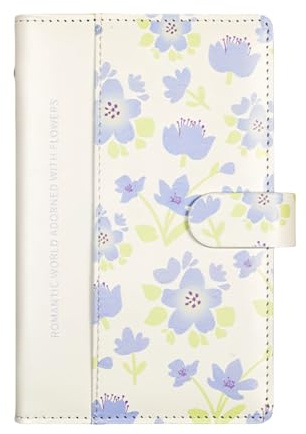 SUSOYAOCHEN 100 Envelope Savings Challenges Book Leather Cash Organizer 100 Pocket Money Challenge Binder Saver Successfully Reach Your Savings Goals (White)