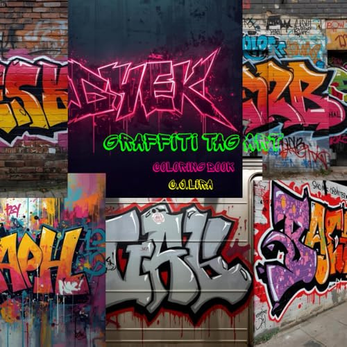 Graffiti Tag Art Coloring Book