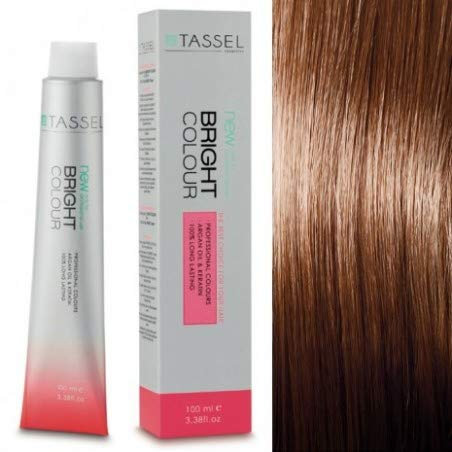 Tassel - Tinte Permanente Capilar Nº7.4 Rubio Medio Cobre - Mujer - 100 ml - Color Vibrante con Brillo Intenso y Nutrición de Argán y Keratina