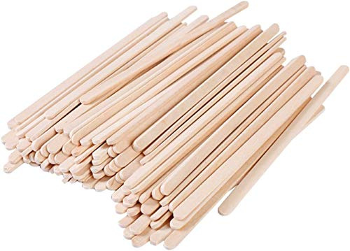 Gmark 5.5 Premium Wood Stirrer 2.3mm thick 100 pc - Wood Coffee Stir Sticks for Tea Beverage, Corn Dog Stick Craft Stick 100/Bag GM1115A