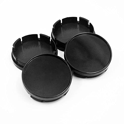 RhinoTuning 4 Stück Radnabenkappen für Ford BBS Nabendeckel OD 54,5 mm ID 51 mm, Schwarz Radnabenabdeckung Geeignet für C-Max Edge Escape Mustang Rad, 6M21-1003 CP9C-1A096 Felgendeckel
