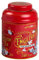 New English Teas Vintage Victorian Tea Caddy in Red with 240 Fine Breakfast Teabags