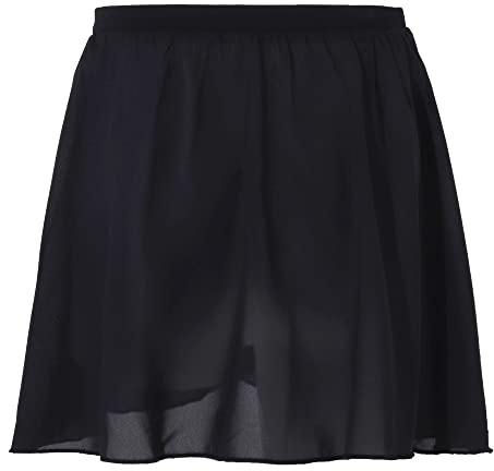 Tancefair Ballettrock Wickelrock Chiffon Wickelrock Anziehen mit Elastischem Bund Tanz Rock für Mädchen und Damen