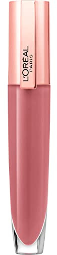 L'Oreal Paris Glow Paradise Hydrating Lip Balm-in-Gloss with Pomegrenate Extract and Hyaluronic Acid, Ultra-Gentle, Non Sticky Formula Feathery Flower, 0.23 fl oz