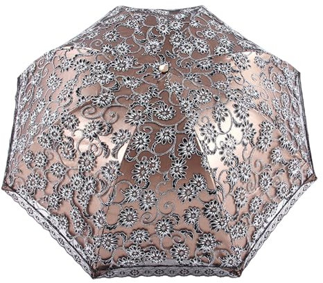 Zdprkqzvz Spitzenschirm bestickter Regenschirm, Schutz, Prinzessinnen-Regenschirm, faltbare Beschichtung, Schattenschirme