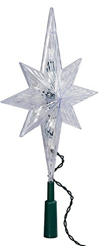Kurt S. Adler UL1941C 10 Light Indoor 11-Inch Bethlehem Star Treetop