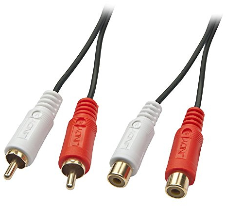 LINDY Rallonge Audio Premium 2 x RCA (Cinch), 10m