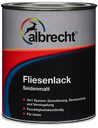 Albrecht Fliesenlack weiß seidenmatt 750ml