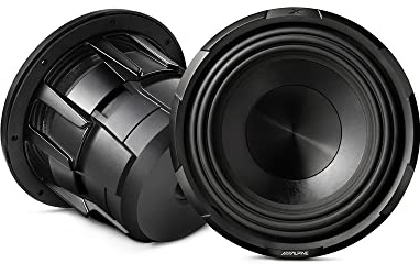Alpine Electronics X-W10D4 2700W 10 X-Series Car Subwoofer, With Dual 4Ω Voice Coil