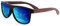 CGID Sonnenbrille Herren Damen Holz aus Walnuss Polarisiert Brillengläser UV400-Schutz CAT3 CE M07
