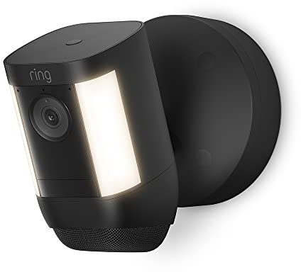 Ring Spotlight Kamera Pro Kabel (Spotlight Cam Pro Wired)| Außenkamera, 2K-Video, Ring Vision, 3D-Bewegungserfassung, LED-Spotlights, Überwachungskamera | 30-tägige kostenlose Testphase für Ring Home