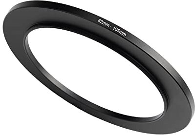 82mm to 105mm Step Up Ring Filter Adapter Applicable to All Brands of UV ND CPL Filter (82mm-105mm)