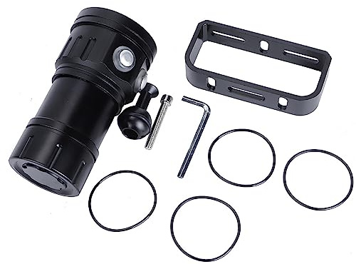 Linterna, Linterna Antorcha Subacuática, IPX8 18000lm 500M Linterna Luz de Lámpara a Prueba de Agua para Buceo Submarino Campamento Al Aire Libre, Linternas de Mano