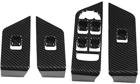 Ajuste de Ventana Elevada, Cuerpo, Cuatro Escritorios, Coche, Ventana de Vehículo, Cubierta de Ajuste, Fibra de Carbono, Volante a la Izquierda, Panel de Ventana, Marco de Botón