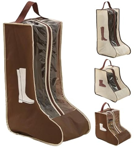 Stiefeltaschen für Wanderschuhe – Stiefeltasche | Wanderschuhtasche | staubdichte Schuh-Tragetasche mit Griff | Schuhhüllen | Schutztasche für Zuhause und Reisen für Herren und Damen, Sneaker,