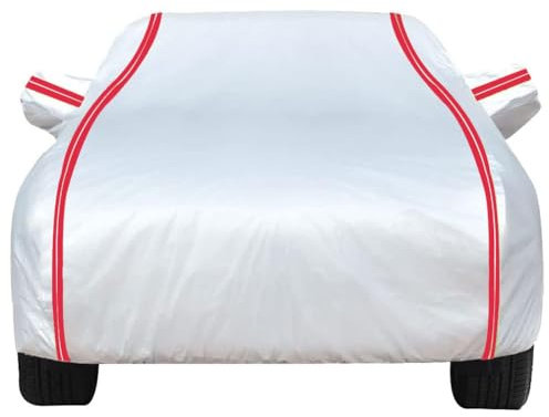 Autoschutzhülle Autoabdeckung für V-W e-Up! 2016-2019 Hecktürmodell, Summer Sunscreen im Freien Staubsicher Regendicht Kratzfest Auto Schutzhülle