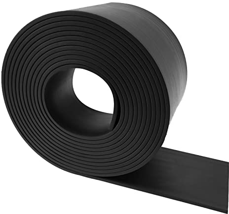 Bande de Caoutchouc Tapis Caoutchouc néoprène antidérapant Plaque néoprène pour Joints Protection Contre Les Vibrations Couverture Bricolage (50mm×5mm×12m)