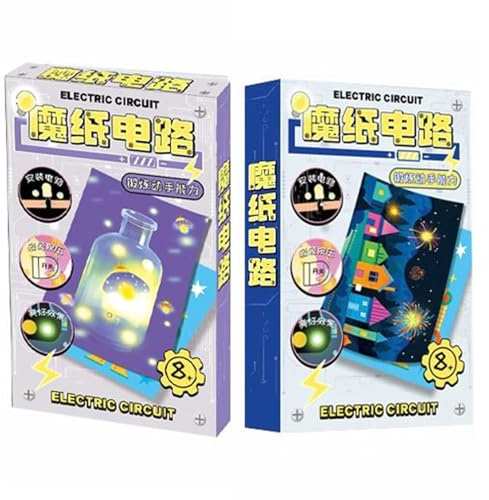 Science Kit for - Science Experimentation Kit | Light Up Greeting Card Making Set | STEM Learning Activity Toy | Educational Classroom School Home