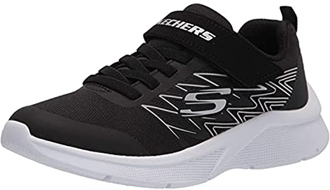 Skechers Microspec Texlor, Sneakers, Black/Silver, 36 EU