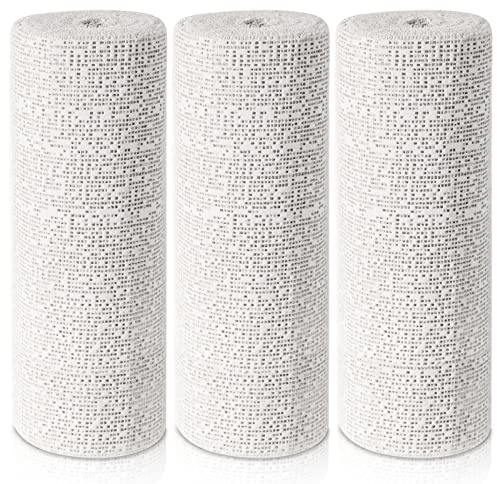 45ft - 211ft Plaster Cloth Rolls White Gauze Strips Wrap Bandages for Craft Belly Cast Mask Making Body Molds Scenery Art(8inch x 45 Feet, White)