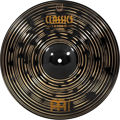 Classics Custom Dark Thin 16 Crash Cymbal for Drum Set — MADE IN GERMANY — B12 Bronze, 2-YEAR WARRANTY