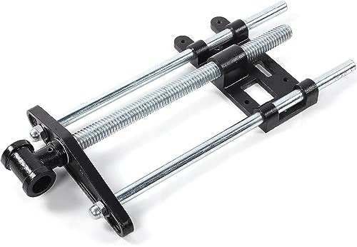 BURLOE Holzschraubstock 240mm, Vorderzange Schraubstock für Hobelbank Holzbearbeitung Tischschraubstock Metallschraubstock für Schreiner Maschinenbau und Schweißen Fixieren von Werkstücken,Silber