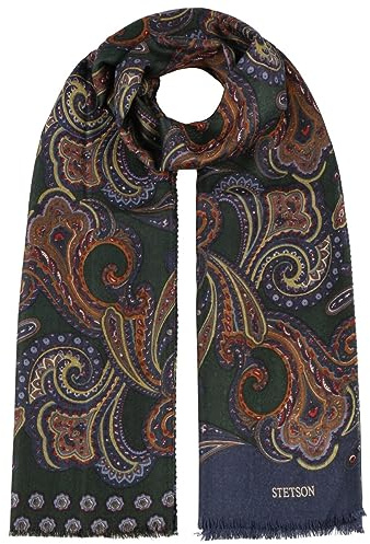 Stetson Sciarpa Paisley Multicolore in Lana Unisex Autunno Inverno