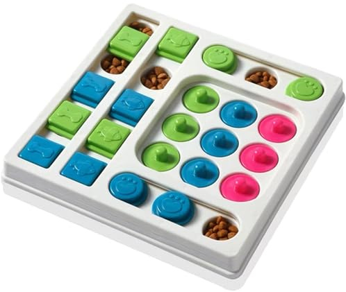 Cat Puzzle Feeder ，Cat Puzzle Toy ，Interactive Slow Feeder Kitten Toys ，Maze Hidden Food Pet Feeder，Toys for Bored Indoor Adult Cats