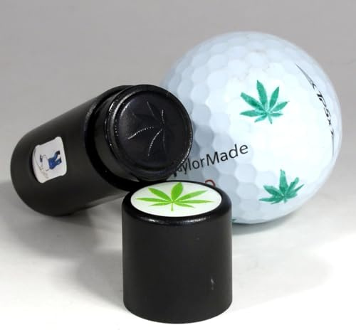 DB SPARES Ganja cannabis bladdesign golfboll stämpel markör anpassa dina golfbollar