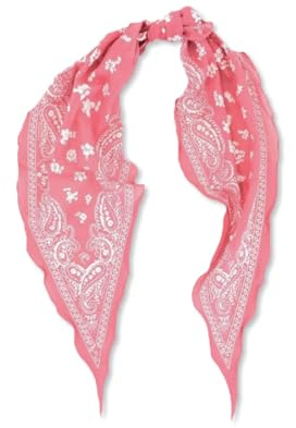 LumiSyne Vintage Fazzoletto Da Collo Motivo Floreale Paisley Sciarpa Bandana In Cotone Sciarpa Di Diamanti Lunga Stretta Traspirante Leggero Foulard Piccola Fascia Per Capelli Copricapo Nastro Sciarpa