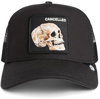 Goorin Bros. Trucker Cap The Cancelled Skull Void Black Schwarz, Size:OneSize
