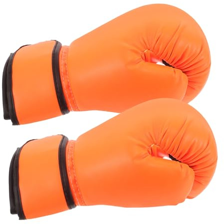 TOYZFRIENDY Guantoni da Boxe per Arancioni Guanti Mma Sparring e Allenamento Kickboxing e Discipline Marziali per Ragazzi e Ragazze Vestibilità Sicura e Design Semplice per Sacco Pugilato e