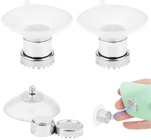 Soporte magnético para jabón de acero inoxidable, 2 unidades, sin taladrar ni ventosa, para ducha, lavabo y cocina