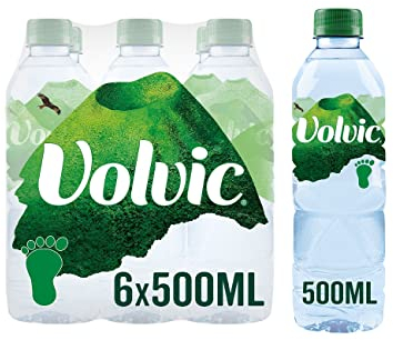 Volvic Still Natural Mineral Water 6 x 500 ml