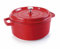 LACOR - 25924 - Cacerola con Tapa Aluminio Fundido 24cm - Rojo
