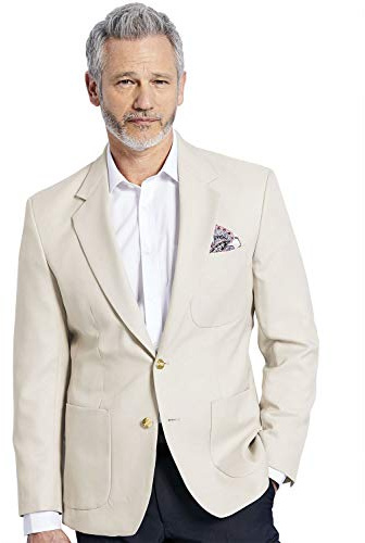 Chums Men's Single-Breasted Classic Oxford Regular Fit Blazer | Timeless Elegance Sophisticated Style & Versatile Wardrobe for Formal and Casual Occasions