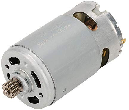 Gleichstrommotor Zwei Geschwindigkeit 12 Zähne Getriebe mit Drehmoment Geräuscharm für Bohrmaschine Reparatur(12V)