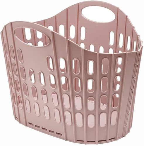 Addis Easy Store Panier à Linge 38 l, Plastique, Rose, 38 Litre