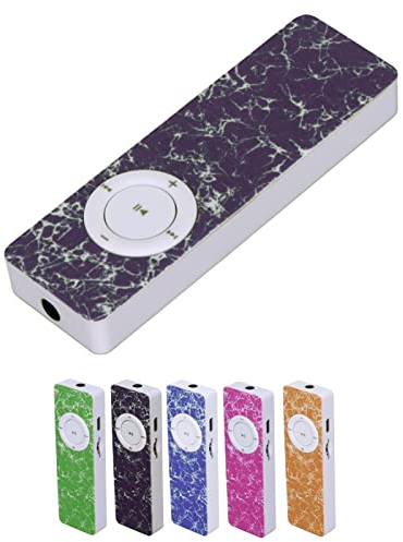Reproductor de MP3, Regalo Escolar para Niños, Reproductor de Música MP3 con Sonido sin Pérdida de Alta Fidelidad Portátil, Compatible con Tarjeta de Memoria de hasta 64 GB para Deportes(B)