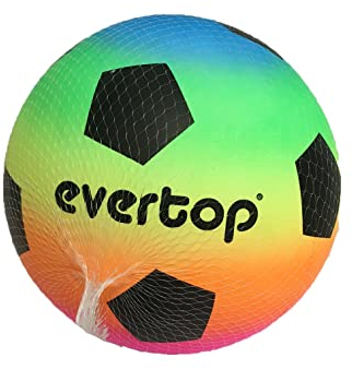 Generico Pallone per Bambini Palla Colorata cm 23 Palla Arcobaleno Gioco Tinta Unita da Calcio Pallavolo per Mare Giardino Interni Esterni da Spiaggia,Colori Assortiti Casuale Venduto Sgonfio