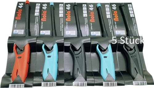 NOLA Stabfeuerzeug mit zufällig sortierten Farben - Nachfüllbar, sicher und stilvoll - für Kerzen, Kamin und Grill - Blau, Rot, Schwarz (5)