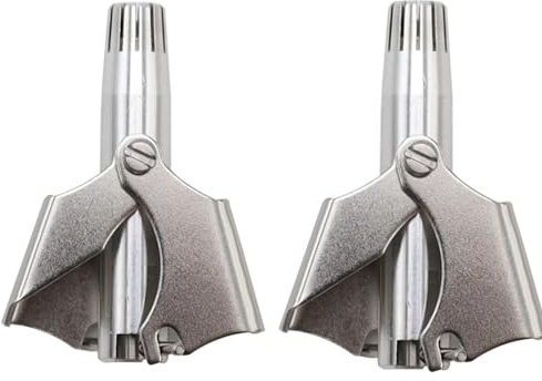 Cortapelos Nariz,2 PCS Nose hair trimmer Manual,Acero Inoxidable Recortador Pelos Nariz,sin dolor,lavable,Para hombres y mujeres