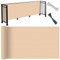 Panneau de clôture - Brise-Vue pour Jardin et Balcon - Résistant aux UV - Résistant aux intempéries - Tissu en polyéthylène Haute densité - 50 x 200 cm, Beige