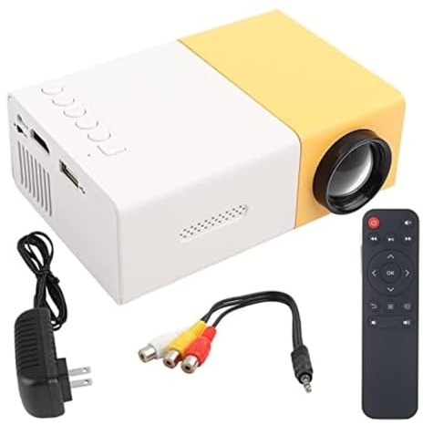 Mini proiettore portatile, USB-S, HDMI, AV, Micro-SD, AUX, Bluetooth proiettore - GOLDICAST