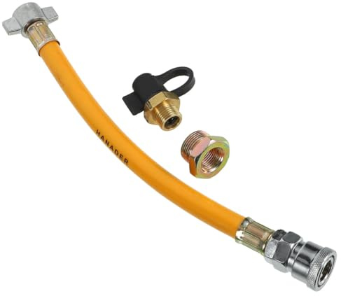 ROMISBABA Tubo Flessibile Aria Compressa per Rimorchio Valvola Set Tubo Flessibile Aria per Camion 1 Pezzo Connettore per Resistente e Multifunzione per Uso Camion e Trattori