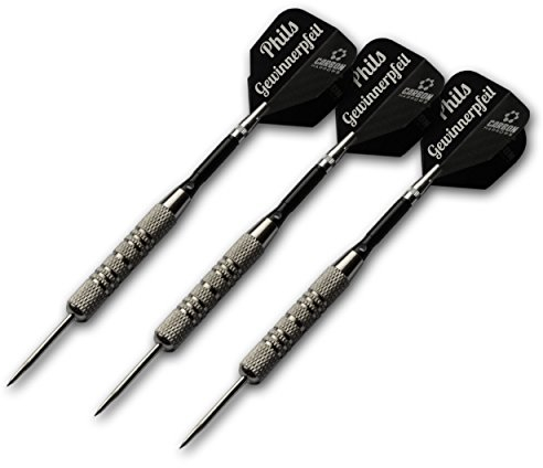 3Dglas Dartpfeil mit Gravur | Lasergravur auf Flight oder Schaft | Text oder Name auf deinem Steeldart | Das Dart Geschenk